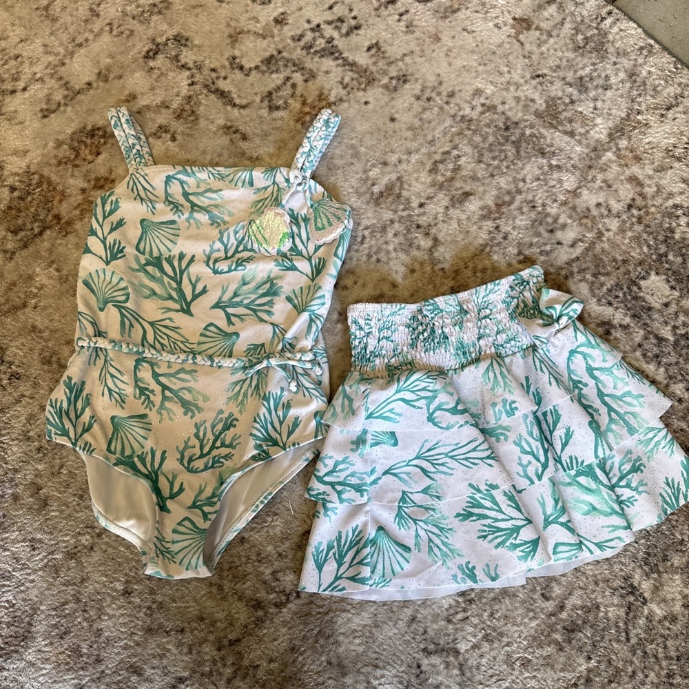 Bmagical By Btween 2 Pc Girls Swimsuit , Size 6X Beach Summer
